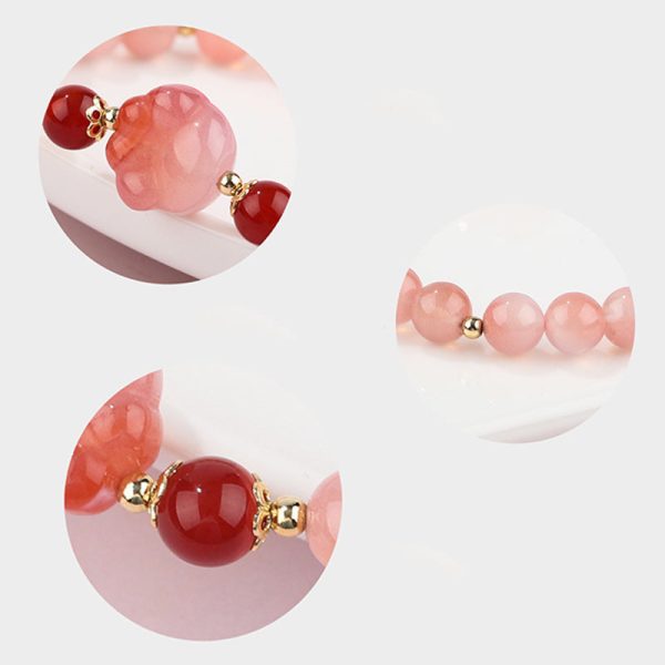 01ca177e1f2bc85e7c24b85b284b34f3.jpg Pink Chalcedony Love Bracelet – Healing & Energy