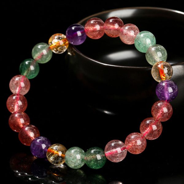 Colorful Crystal Bracelet – Five Elements Energy Style Jewelry