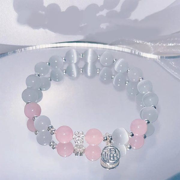Cat Eye Moon Bracelet – Calm Energy & Intuition Crystal Jewelry