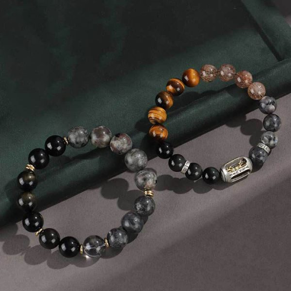 1726124871_53be6d2f-4f97-4dce-b68c-8736cd3bd5e6.jpg Black Obsidian Tiger Eye Bracelet – Natural Gemstone Triple Protection Crystal Bracelet for Men Women, Strength & Grounding