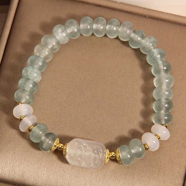 1726802733.jpg Natural Green Fluorite Crystal Bracelet – Genuine Healing Stone Bead Bracelet for Mental Clarity, Focus & Stress Relief