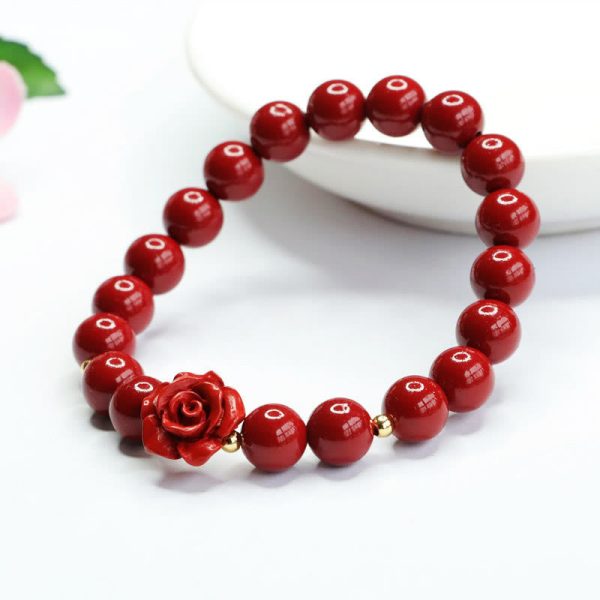 cinnabar protection bracelet side angle view