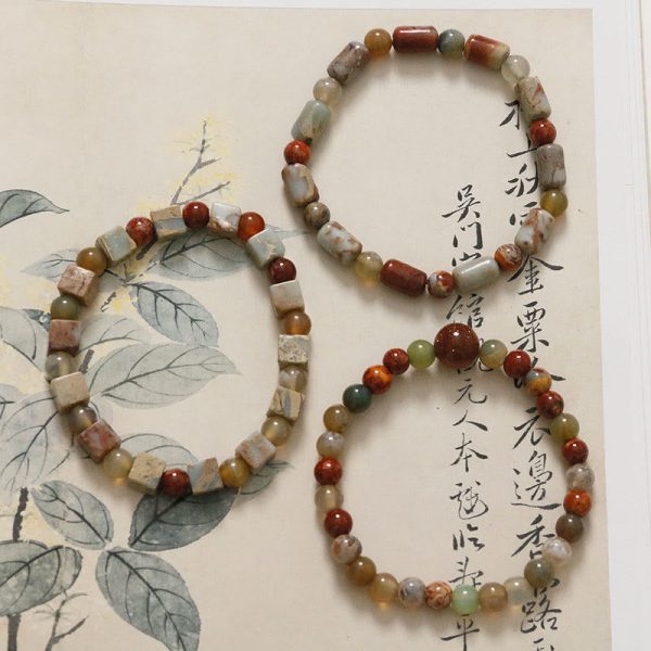 1727183059_6a9ca5fe-a140-4403-9818-37b3829ed5a9.jpg Prosperity Energy Bracelet – Shoushan Stone & Red Agate