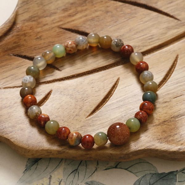 1727183060_4ed60753-b18e-4df7-a364-b89f564a5da5.jpg Prosperity Energy Bracelet – Shoushan Stone & Red Agate