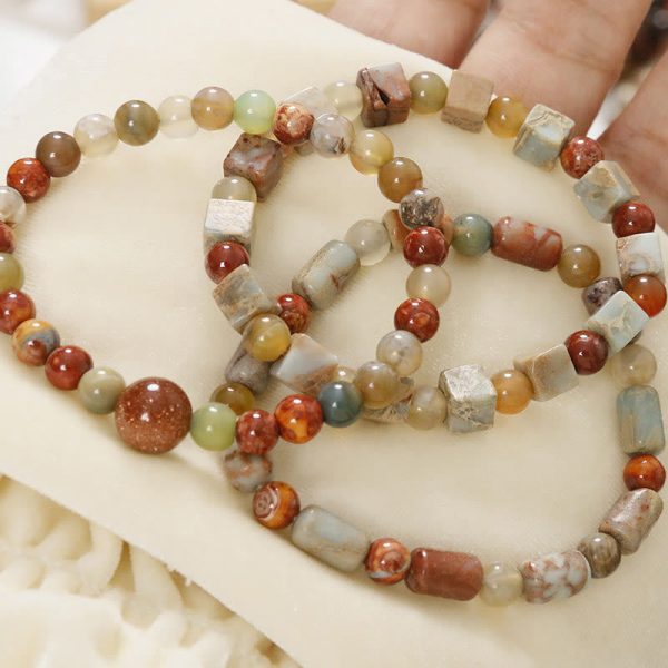 1727183060_537290dc-ae44-4a17-ac2b-a92e0dd34c54.jpg Prosperity Energy Bracelet – Shoushan Stone & Red Agate