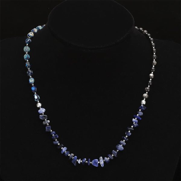 Lapis Lazuli & Obsidian Bracelet – Protection & Calm Energy