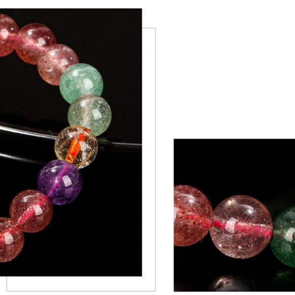 Colorful Crystal Bracelet – Five Elements Energy Style Jewelry