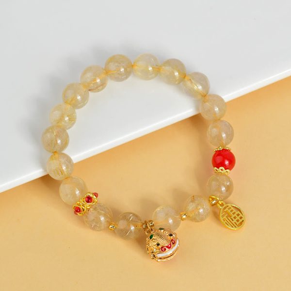22203f8cc57761651f4767651a6601eb.jpg Golden Rutilated Quartz Crystal Bracelet – Natural Healing Gemstone Bead Bracelet for Wealth Attraction, Abundance & Manifestation