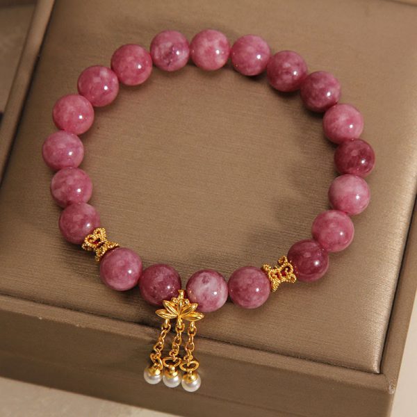 Pink Love Crystal Bracelet – Feminine Energy & Attraction