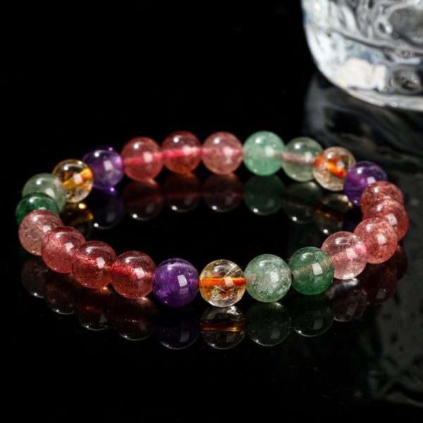 Colorful Crystal Bracelet – Five Elements Energy Style Jewelry