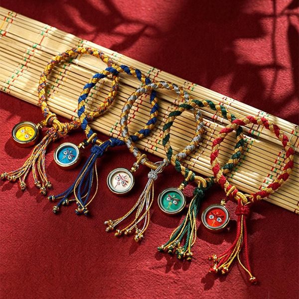 3447889294f6688fbe176514d8474d7c.jpg Tibetan Prayer Wheel Bracelet – Six Mantra Protection Cord