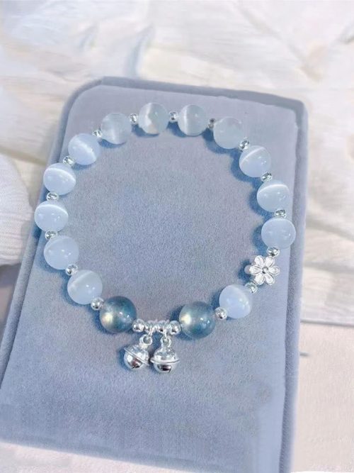 Cat Eye Moon Bracelet Calm Intuition Crystal Jewelry
