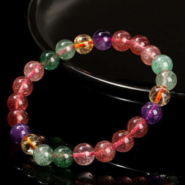 Colorful Crystal Bracelet – Five Elements Energy Style Jewelry