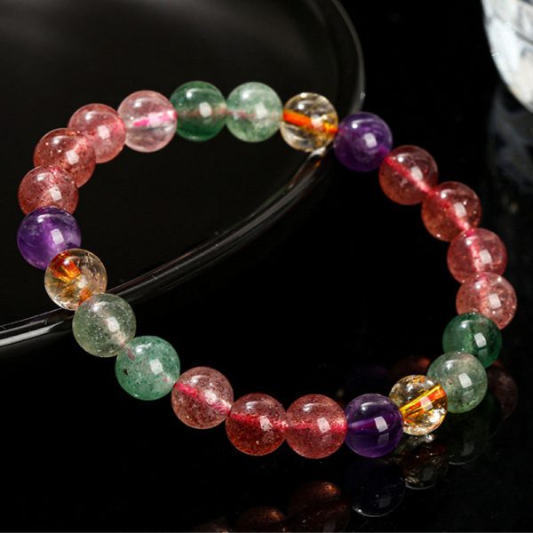 Colorful Crystal Bracelet – Five Elements Energy Style Jewelry