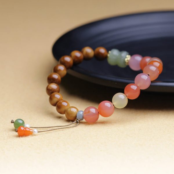 Five Elements Energy Bracelet – Red Agate Balance & Luck Jewelry