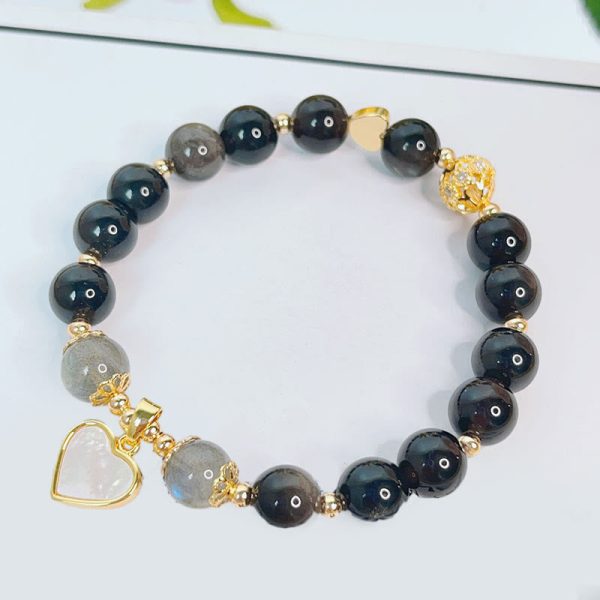7b4660b1b6ad08b46b1dac11032253fd.jpg Obsidian Zodiac Buddha Bracelet β Protection & Karma Energy