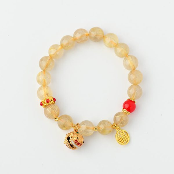 9fe5efff9e9530e5771f58c75e3babc0.jpg Golden Rutilated Quartz Crystal Bracelet – Natural Healing Gemstone Bead Bracelet for Wealth Attraction, Abundance & Manifestation