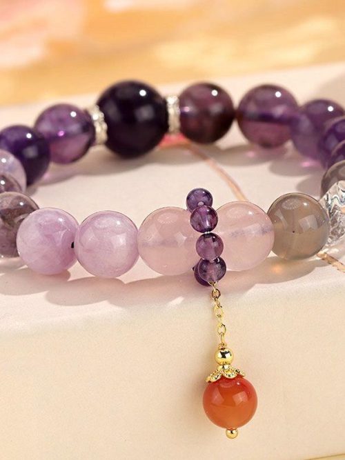 Amethyst Crystal Bracelet Energy Balance Calm – Calm & Anxiety... Amethyst Crystal Bracelet Energy Balance Calm – Calm & Anxiety... – Energy Bracelet