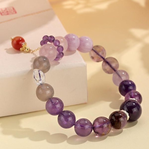 Amethyst Crystal Bracelet Energy Balance Calm – Calm & Anxiety...