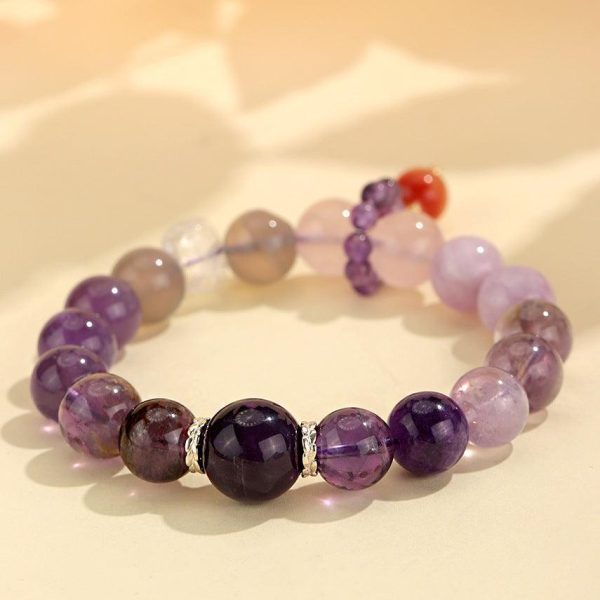 Amethyst Crystal Bracelet Energy Balance Calm – Calm & Anxiety...