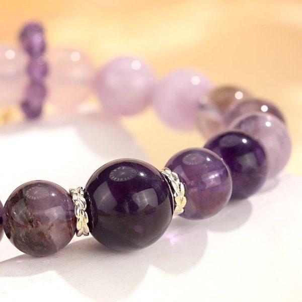 Amethyst Crystal Bracelet Energy Balance Calm – Calm & Anxiety...