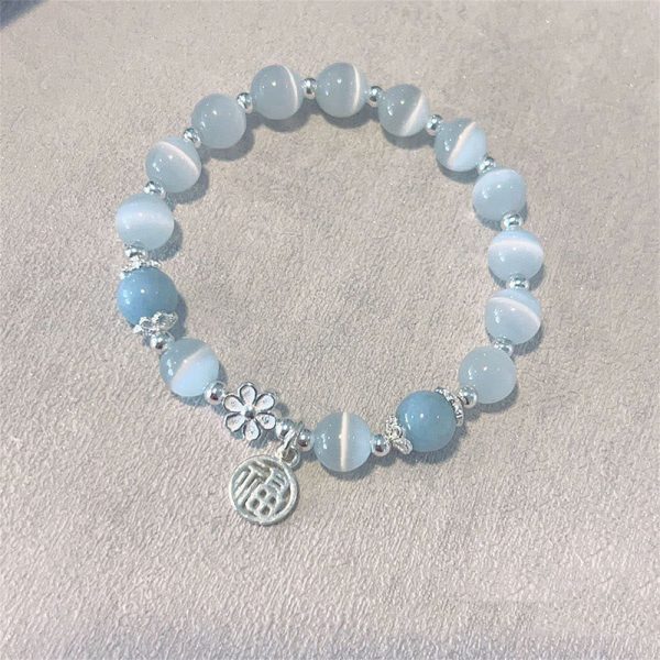 Cat Eye Moon Bracelet – Calm Energy & Intuition Crystal Jewelry