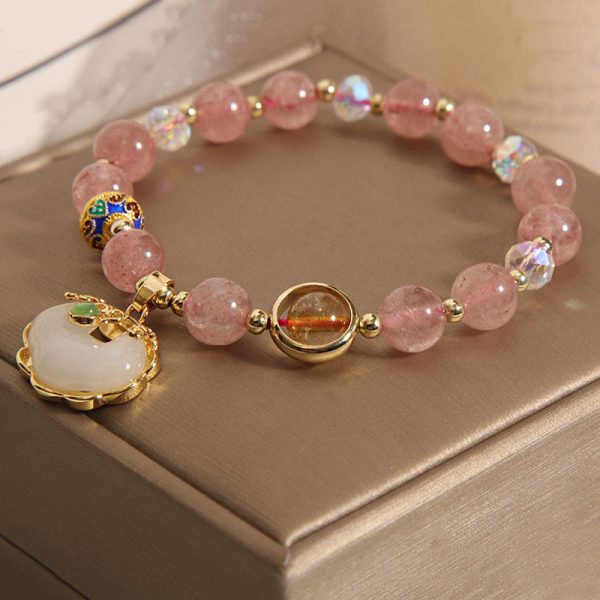 cd34ffbdbbff52ca19f70a2be02020f2.jpg strawberry quartz love bracelet side view