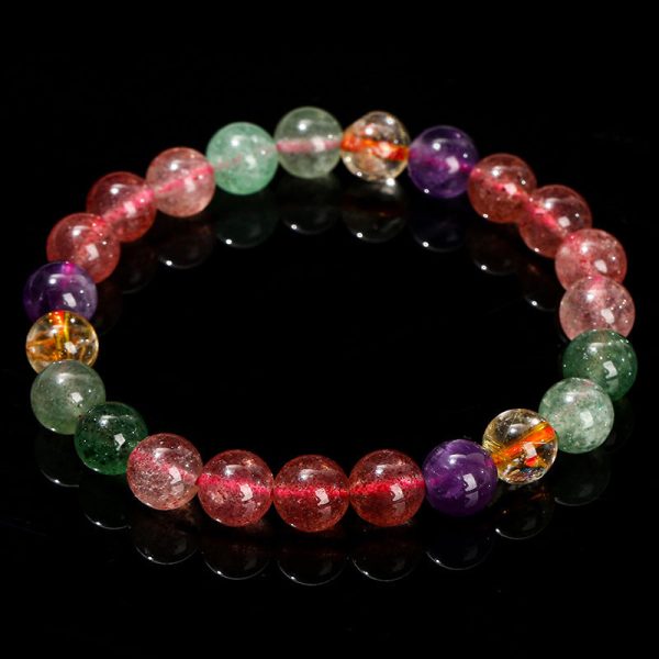 Colorful Crystal Bracelet – Five Elements Energy Style Jewelry